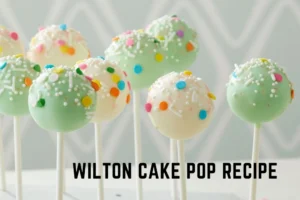 Wilton cake pop recipe